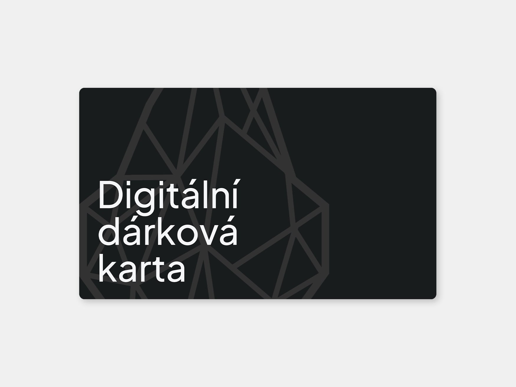 Digitální dárková karta Onyxen